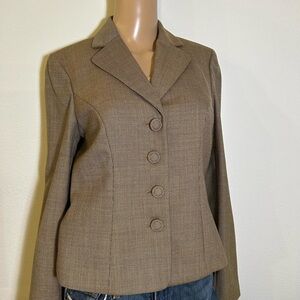 Women's Tan Blazer Ann Taylor